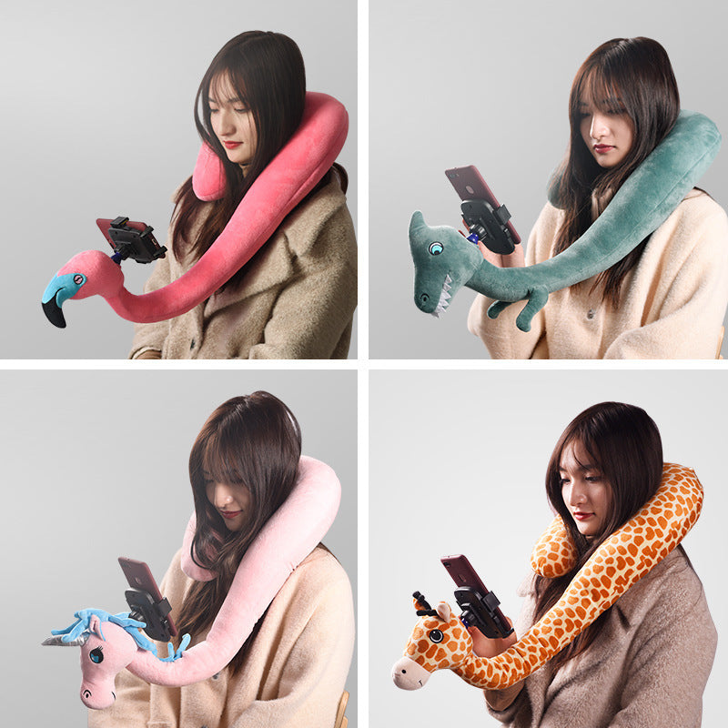 2-in-1 Lazy Support U-shaped Pillow - Minihomy