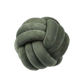 Knotted Plush Ball Design Round Throw Pillow - Minihomy