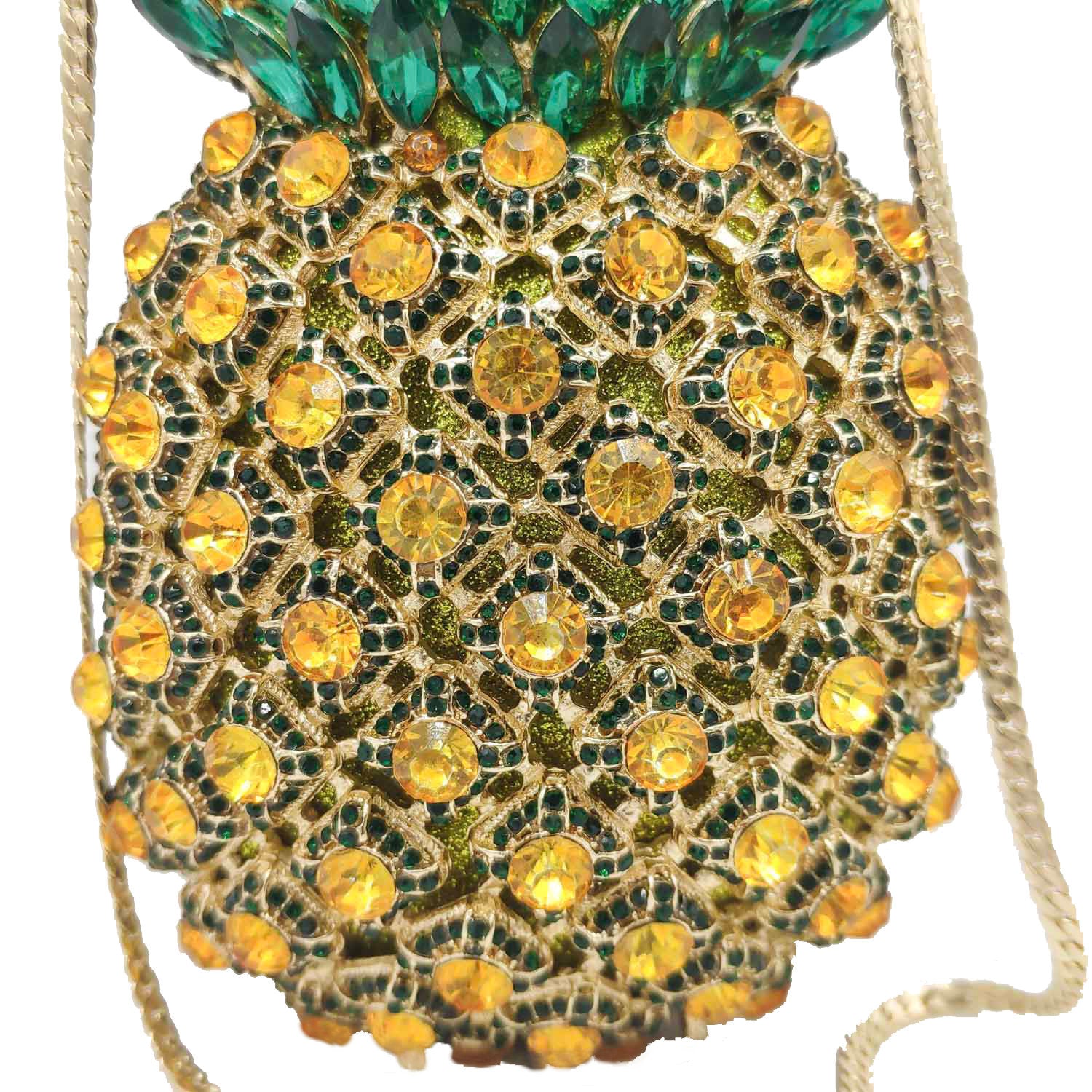 Pineapple Rhinestone Banquet Clutch - Minihomy