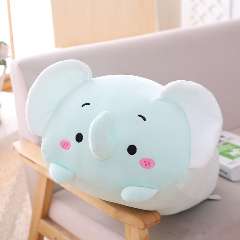 Cartoon animal bed plush pillow - Minihomy