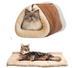 Comfortable Pet Cat Bed Foldable Snooze Tunnel Mat - Minihomy