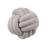 Knotted Plush Ball Design Round Throw Pillow - Minihomy