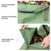 Garden Leaf Storage Outdoor Lawn Yard Waste Tarpaulin Container - Minihomy