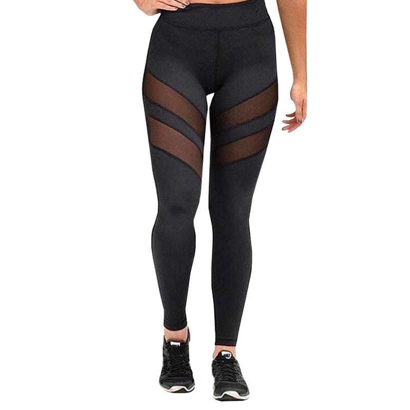 Casual Slim Mesh Yoga Pants - Minihomy