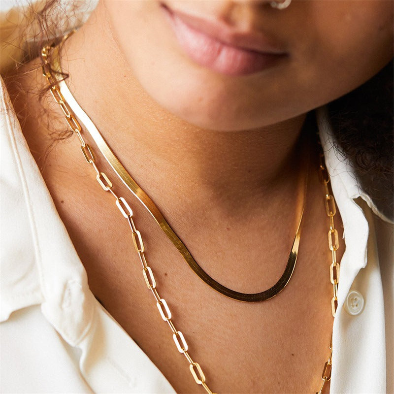 Simple Double Layered Necklace