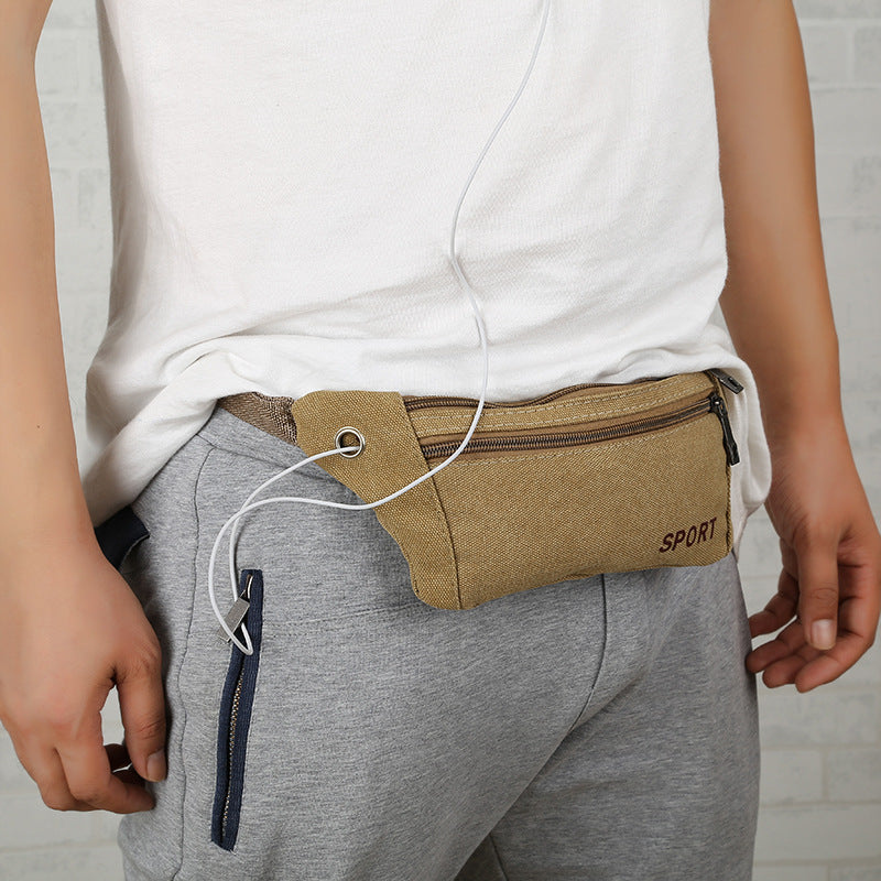 Multi-functional canvas pockets for men - Minihomy