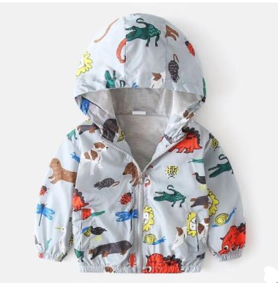 Boy jacket casual hooded jacket - Minihomy