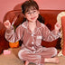 Children's Gold Velvet Solid Color Pajamas Set - Minihomy