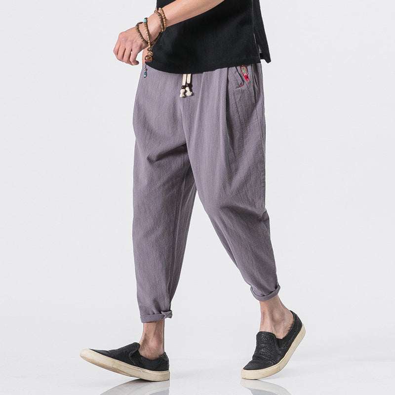 Men's nine-point harem pants - Minihomy