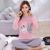 Pink Pajamas Womens Night Suit Sleepwear - Minihomy