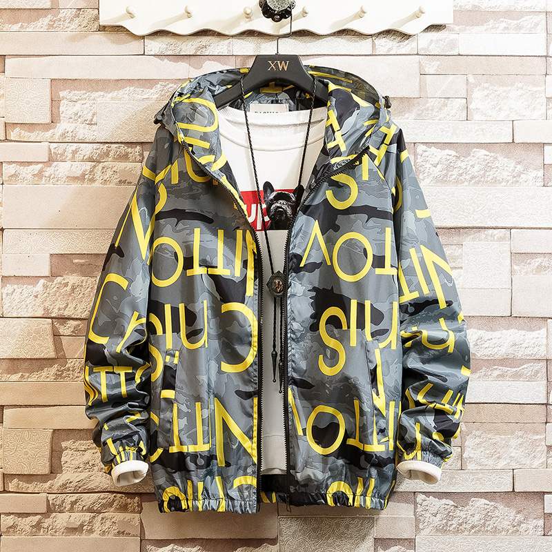 Men's Casual Streetwear Hooded Printing Coats: Style Meets Comfort - Minihomy