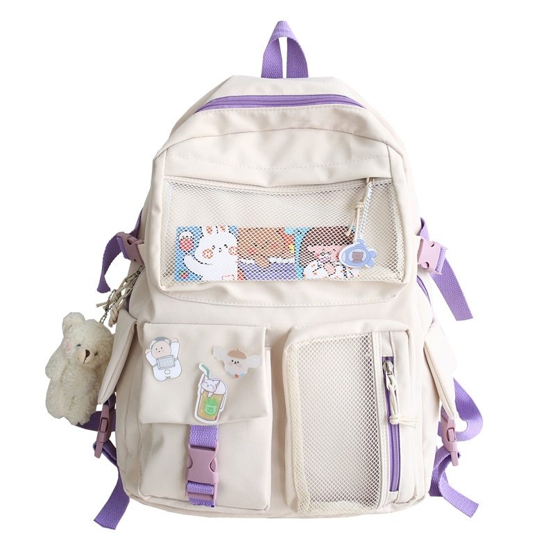 Harajuku Backpack: Large Capacity Teen Backpack for Junior High