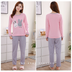 Pink Pajamas Womens Night Suit Sleepwear - Minihomy