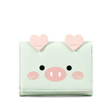 Cute Cartoon Lady Trifold Wallet for Women