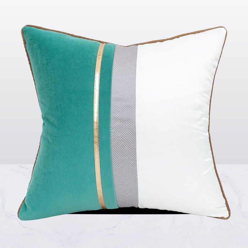 Light Luxury Pillow Cushion Home Model Home Nordic Simple Velvet - Minihomy