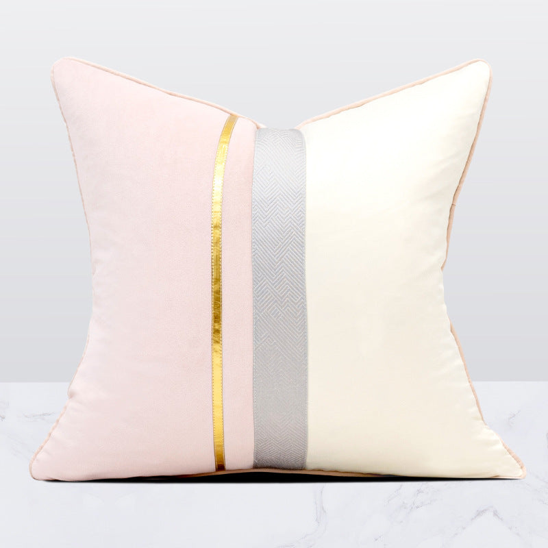 Light Luxury Pillow Cushion Home Model Home Nordic Simple Velvet - Minihomy