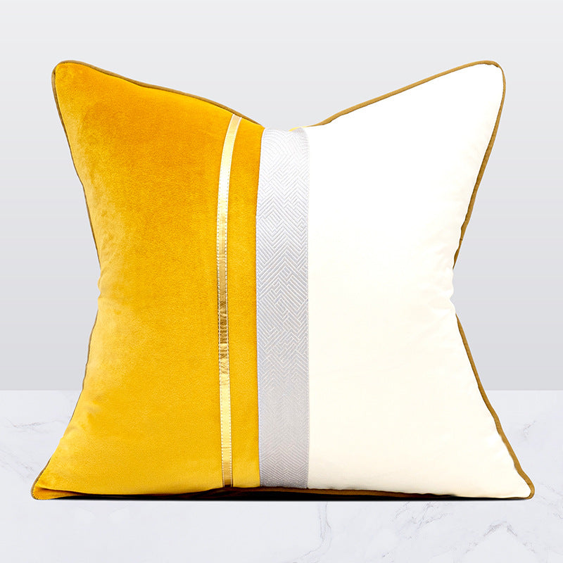 Light Luxury Pillow Cushion Home Model Home Nordic Simple Velvet - Minihomy