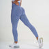 Knitted buttocks moisture wicking yoga pants - Minihomy