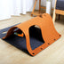 2 in 1 DIY Combined Cat Tunnel Toy Removable Felt Cat Nest House Play Dog Tunnel Tubes - Minihomy