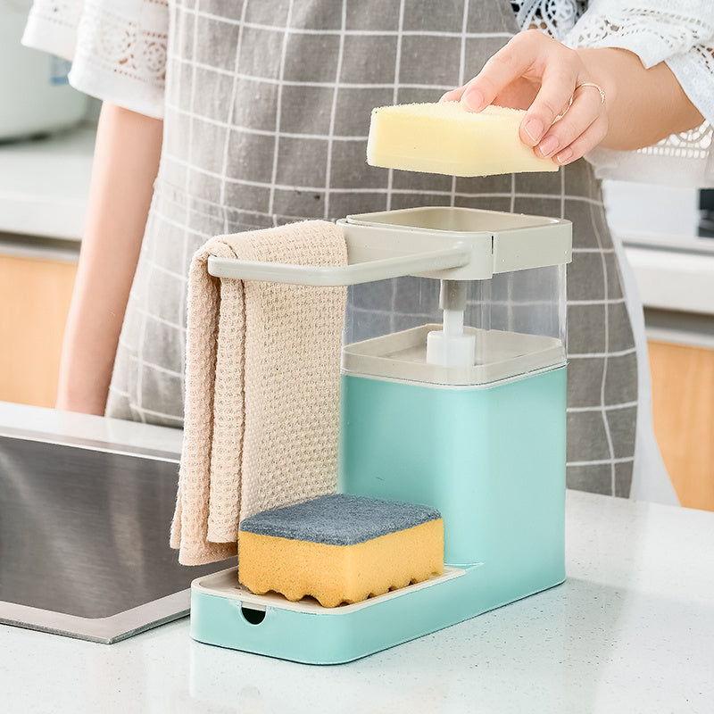 Kitchen Cleaning Organizer Rack: Multifunctional Storage & Drying Solution - Minihomy