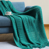 Nordic Sofa Blanket Knitting Homestay Hotel Bed Flag - Minihomy