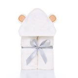 Baby Cotton Bamboo Fiber Quilt, Children's Bath Towel With Hood: Cozy Comfort for Your Little One - Minihomy