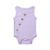 Newborn Baby Solid Bodysuit Kids Clothes Boys Girl Jumpsuit - Minihomy