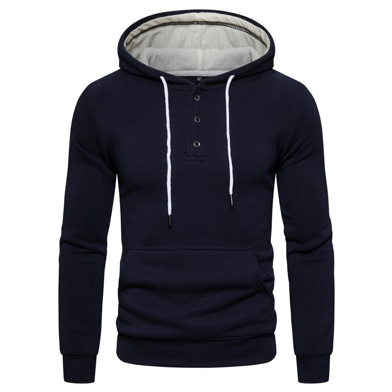 Autumn Winter Cotton Hoodied Mens Sweatshirts - Minihomy