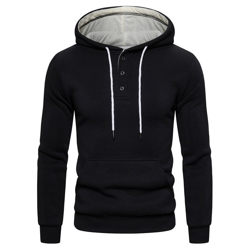 Autumn Winter Cotton Hoodied Mens Sweatshirts - Minihomy