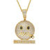 Cartoon Expression Zipper Shut Up Personality Trendy Hip Hop Jewelry - Minihomy