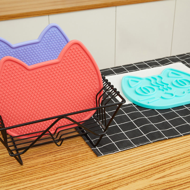 Dog Double-Sided Licking Pad Slow Food Bowl Dog Lick Mat - Minihomy