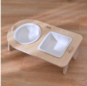 Double Dog Bowl for Cats: Food & Water Supplies - Minihomy