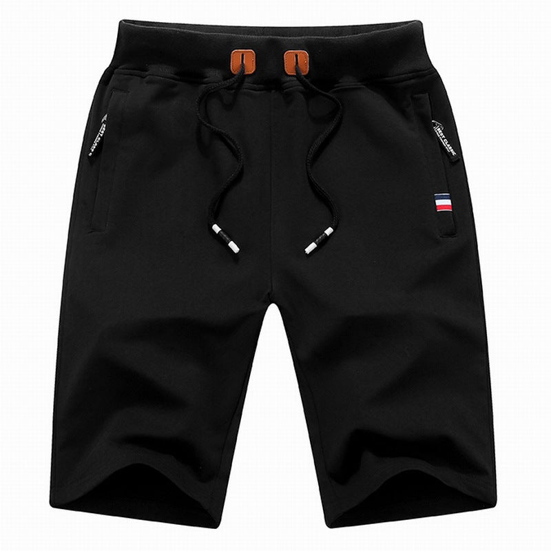 Men's Shorts Casual Classic Fit Drawstring Summer Beach Shorts With Elastic Waist And Pockets - Minihomy