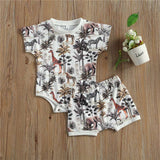 Kids Summer Baby Boy Shirt Shorts Clothes - Minihomy