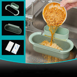 Kitchen Sink Drain Basket - Waste Residue Filter Net Sink Rack - Modern and Simple - Minihomy