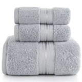 3 Piece Cotton Bath Towel Sets - Minihomy