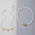 Cross-Border New Disc Necklaces - Retro Rice Beads Multi-Layer Necklace - Minihomy