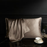 Silk Pillowcase Pure Color  Silk Single Plain Color Pillow