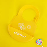 Cute Cartoon Silicone Baby Bibs - Waterproof, Adjustable, for Boys & Girls Feeding - Minihomy