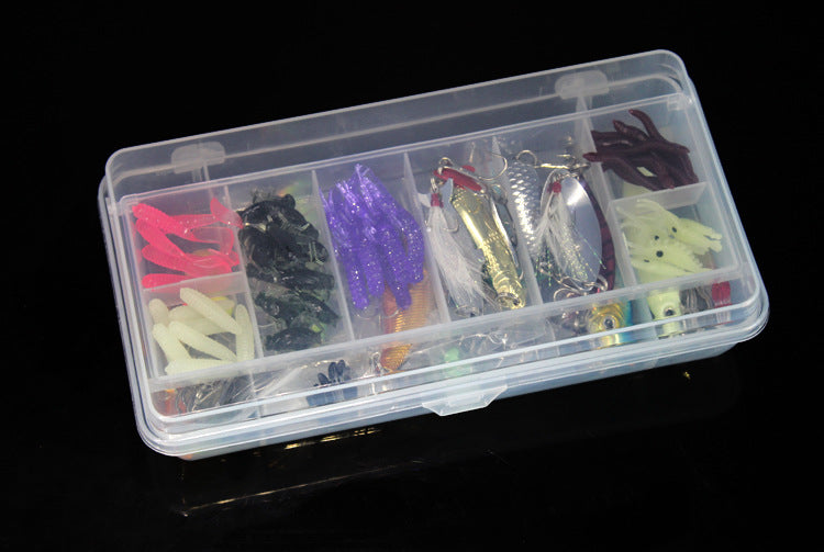 Fishing Gear Sequined Soft Bait Set - Minihomy