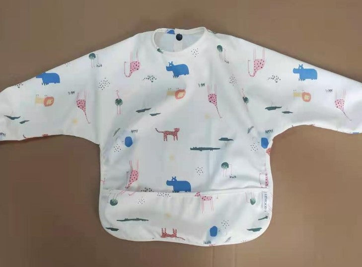 Children's waterproof anti-clothing bib baby eating bib super soft waterproof - Minihomy