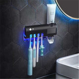 Elevate Your Bathroom Routine with the Multifunctional Sterilizing Toothbrush Holder - Minihomy