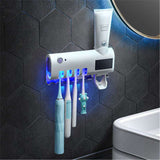 Elevate Your Bathroom Routine with the Multifunctional Sterilizing Toothbrush Holder - Minihomy