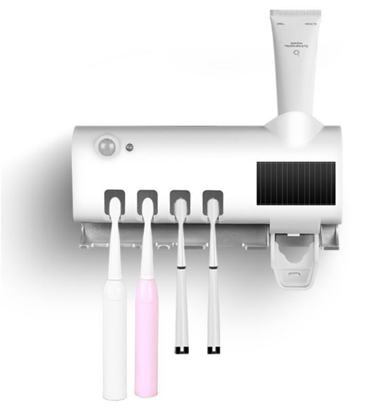 Elevate Your Bathroom Routine with the Multifunctional Sterilizing Toothbrush Holder - Minihomy