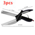 Kitchen Gadget Scissors 2-in-1 Functional Smart Chopping Knife Food Scissors Vegetable Scissors A Good Helper In The Kitchen - Minihomy