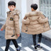 Children's Hooded Cotton Coat With Fur Collar And Cotton Quilted Jacket - Minihomy