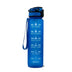 1L Tritan Water Bottle with Time Marker & Bounce Cover - Leakproof Bottle for Sports, Fitness, Cycling - Minihomy