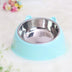 Double Bowl Stainless Steel Dog Bowl - Non-Tip, Cartoon Design, Water & Food Feeder for Cats & Dogs - Minihomy