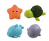 Baby Bath Toys - Soft Rubber Floating Luminous Frogs for Kids - Funny Wash & Play Gift - Minihomy