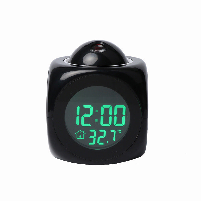 LED Projection Alarm Clock Voice Report Clock - Minihomy